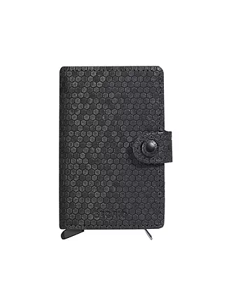 SECRID | Miniwallet HEXAGON Grey | schwarz