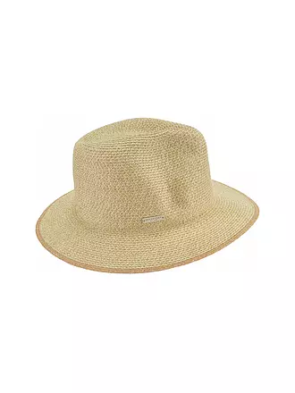 SEEBERGER | Strohhut - Fedora | beige