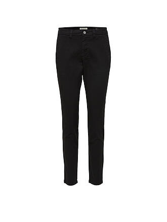 SELECTED FEMME | Chino Tapered Fit SLFMILEY | schwarz