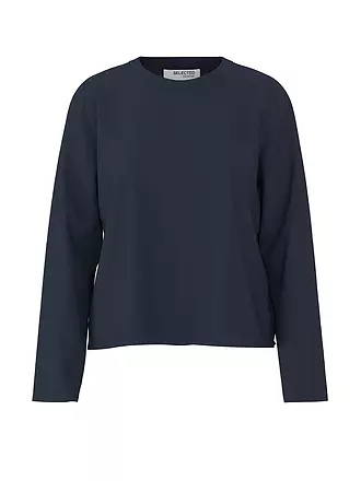 SELECTED FEMME | Langarmshirt SLFESSENTIAL | dunkelblau