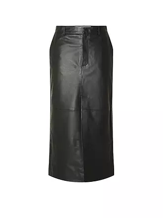 SELECTED FEMME | Lederrock SLFROBI | schwarz