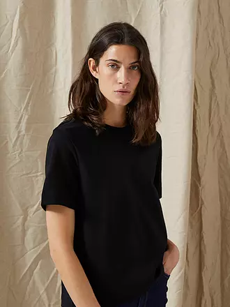 SELECTED FEMME | T-Shirt Boxy Fit SLFESSENTIAL | schwarz