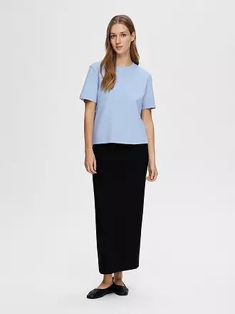 SELECTED FEMME | T-Shirt Boxy Fit SLFESSENTIAL | blau
