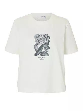 SELECTED FEMME | T-Shirt SLFESSENTIAL | weiss