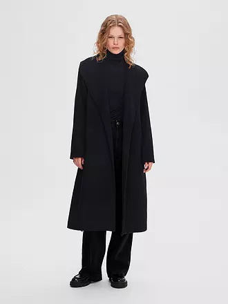 SELECTED FEMME | Wollmantel SLFROSA | schwarz