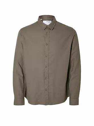 SELECTED | Flanellhemd Slim Fit SLHSLIMOWEN | dunkelblau