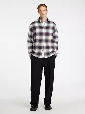 SELECTED | Flanellhemd Slim Fit SLHSLIMOWEN | dunkelblau