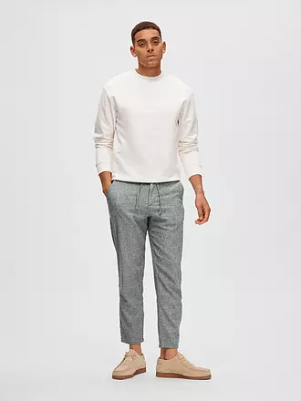 SELECTED | Leinenhose SLHSLIMTAPE | schwarz