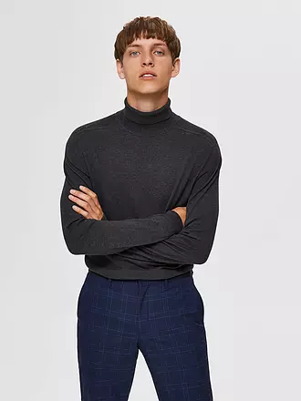 SELECTED | Rollkragenpullover SLHBERG | grau
