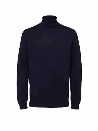 SELECTED | Rollkragenpullover SLHBERG | blau