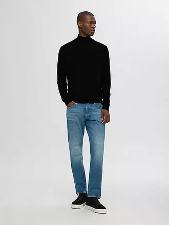 SELECTED | Rollkragenpullover SLHTRAY | schwarz
