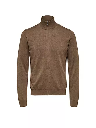 SELECTED | Strickjacke SLHBERG | braun
