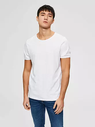 SELECTED | T-Shirt Regular Fit | weiss