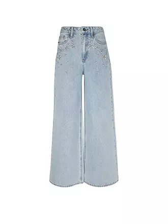 SELF-PORTRAIT | Jeans Flared Fit | hellblau