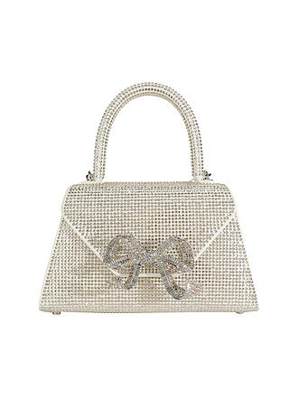 SELF-PORTRAIT | Ledertasche - Mini Bag | silber