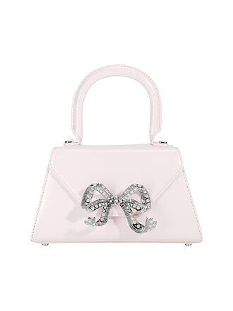 SELF-PORTRAIT | Ledertasche - Mini Bag | silber
