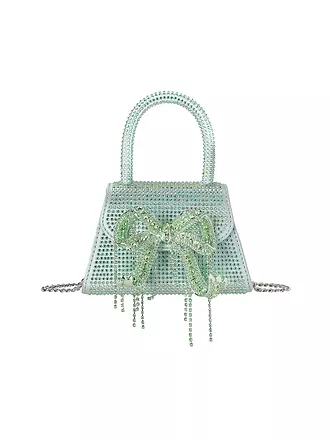 SELF-PORTRAIT | Tasche - Mini Bag RHINESTONE | grün