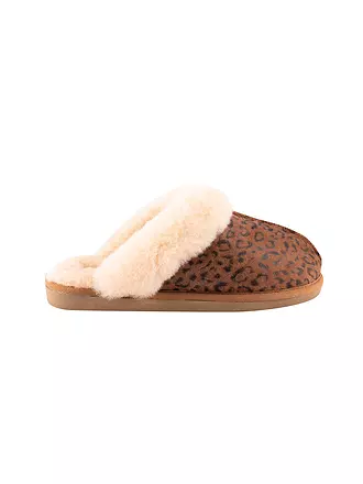 SHEPHERD OF SWEDEN | Hausschuhe - Slipper Jessica chestnut | camel