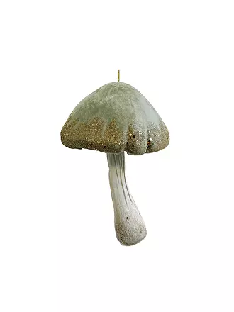 SHISHI | Weihnachtsschmuck Velvet mushroom ornament | hellgrün