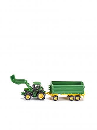 SIKU | John Deere mit Frontlader und Anhänger | keine Farbe
