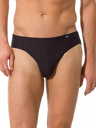 SKINY | Brasil Slip 2er Pkg Advantage Men Crownblue Stripe | schwarz