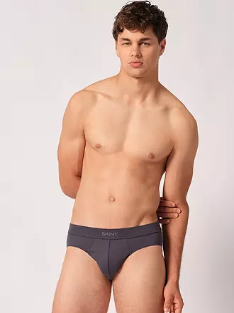 SKINY | Brasil Slip Organic Cotton Deluxe Ombre Blue | schwarz
