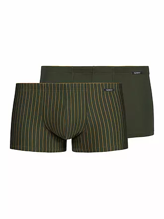 SKINY | Pants 2-er Pkg. ombreblue stripes selection | dunkelgrün