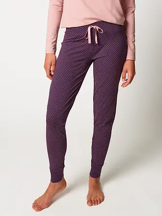 SKINY | Pyjamahose | dunkelrot