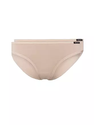 SKINY | Slip 2er Pkg ADVANTAGE COTTON black | beige