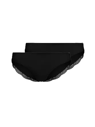 SKINY | Slip 2er Pkg white | schwarz