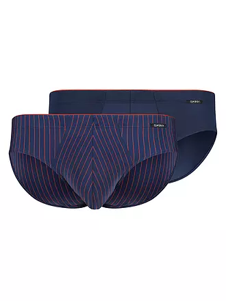SKINY | Slip 2er Pkg. blue jewel stripes | dunkelblau