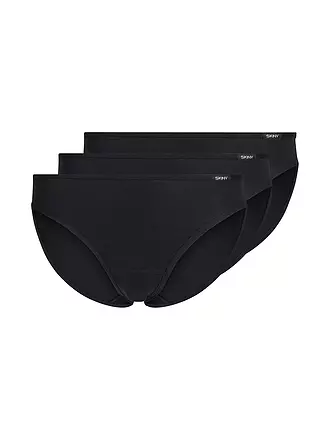 SKINY | Slip 3-er Pkg. ESSENTIALS schwarz | weiss