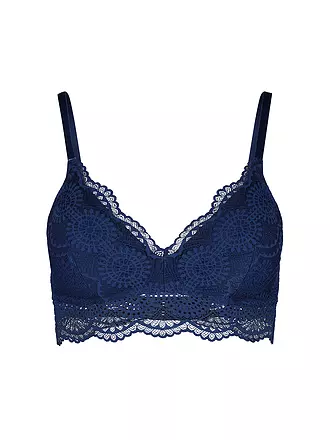 SKINY | Soft BH COTTON ORNAMENTS peacock | blau