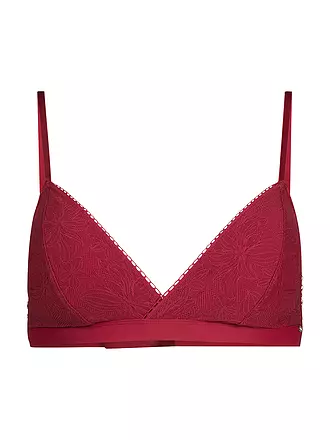 SKINY | Soft BH gefüttert MICRO LACE deep red | rot