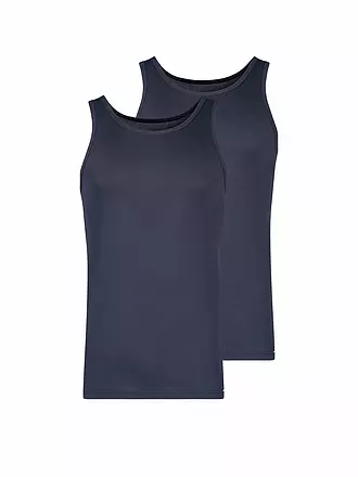 SKINY | Tanktop - Unterhemd 2er Pkg Crown Blue | schwarz