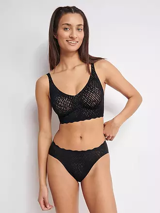 SLOGGI | Bustier ZERO FEEL BLISS black | hellblau