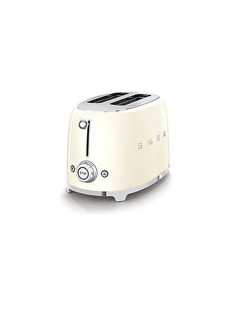 SMEG | 2 Schlitz Toaster 50‘s Retro Style Creme TSF01CREU | grün