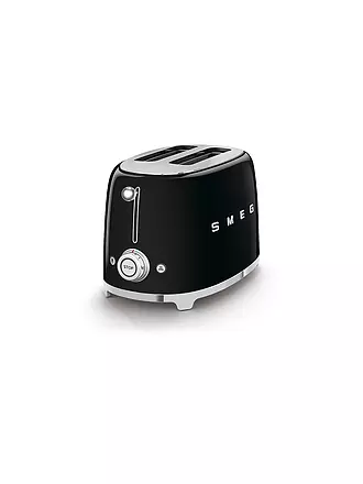 SMEG | 2 Schlitz Toaster 50‘s Retro Style Schwarz TSF01BLEU | hellgrün