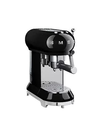 SMEG | Espresso-Kaffeemaschine 50s Retro Style Schwarz ECF01BLEU | hellgrün