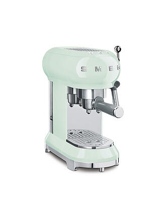 SMEG | Espresso-Kaffeemaschine 50s Retro Style Schwarz ECF01BLEU | grün
