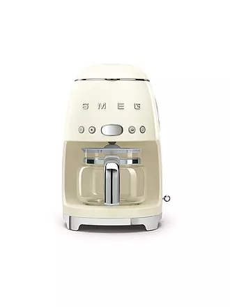 SMEG | Filterkaffeemaschine 50s Retro Style Rot DCF02RDEU | creme