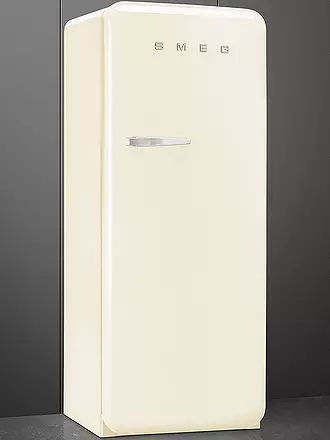 SMEG | Kühlschrank mit Gefrierfach 50s Retro Style Rot FAB28RRD5 | creme