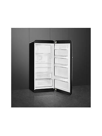 SMEG | Kühlschrank mit Gefrierfach 50s Retro Style Schwarz FAB28RBL5 | grün