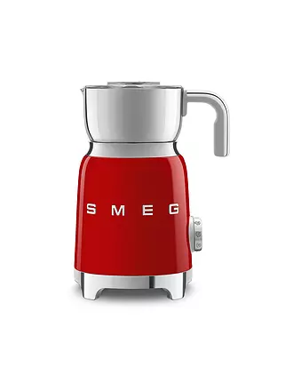 SMEG | Milchaufschäumer 50s Retro Style Rot MFF01RDEU | creme