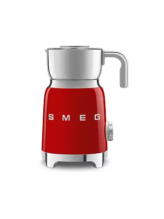 SMEG | Milchaufschäumer 50s Retro Style Schwarz MFF11BLEU | rot