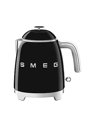 SMEG | Mini-Wasserkocher 0,8l 50s Retro Style Schwarz KLF05BLEU | 