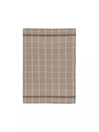 SOEDAHL | Geschirrtuch 50x70cm MINIMAL Green | hellbraun