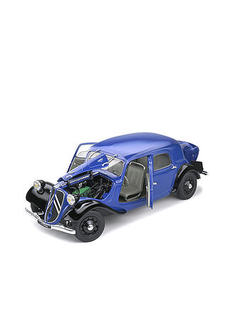 SOLIDO | Modellauto - 1:18 Citroen Traction blau | grau