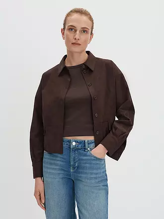 SOMEDAY | Jacke in Lederoptik NYLIA | braun