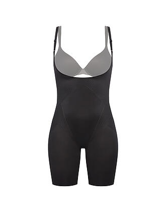 SPANX | Thinstincts® 2.0 Open-Bust Mid-Thigh Bodysuit Black | beige